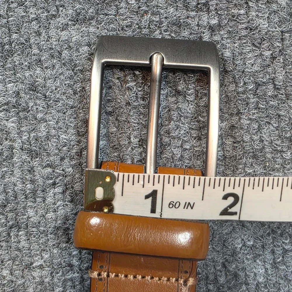 Size‎ 42 Genuine Italian Leather Men's Dress Belt Brogue Wingtip Detail 48